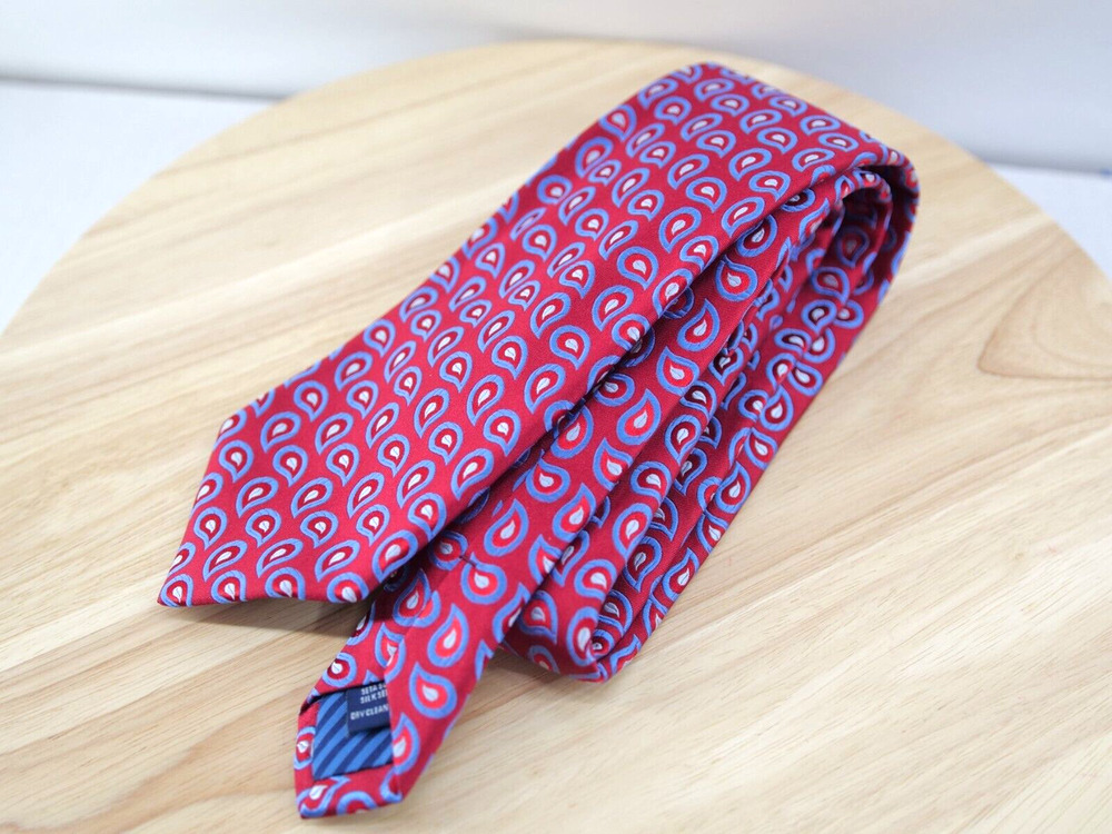 Charles Tyrwhitt Paisley Red Tie 100% Silk